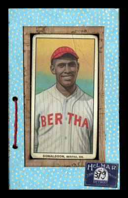 Picture, Helmar Brewing, T206-Helmar Card # 379, John Donaldson, Bertha on chest, Bertha Minnesota